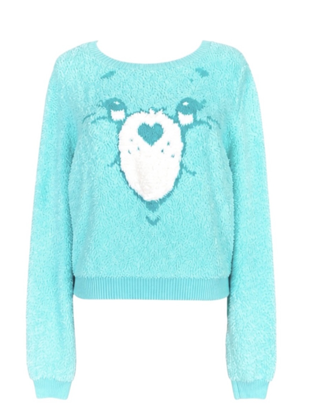 Iron Fist x Care Bears NWT 80s Nostalgia Kawaii Girlhoodcore Cozycore Sweater XL - Picture 2 of 8